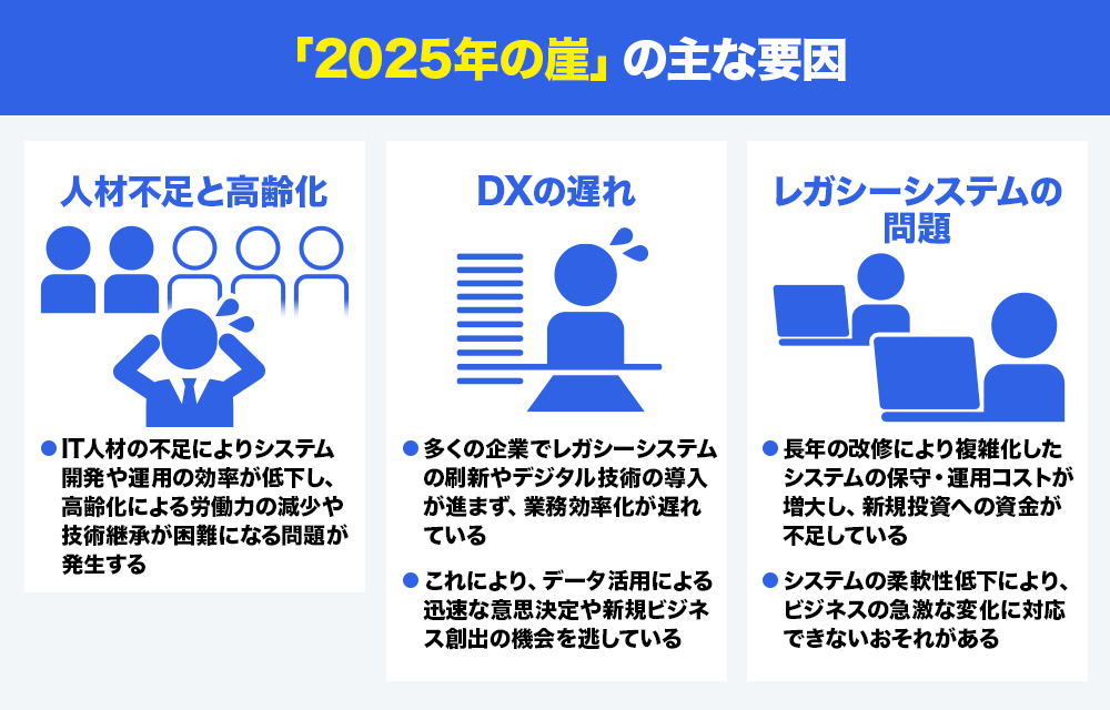 「2025年の崖」の主な要因